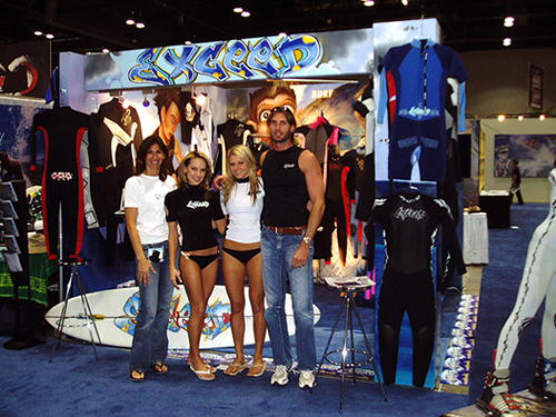 The Exceed Booth - SurfExpo, Jan 2006