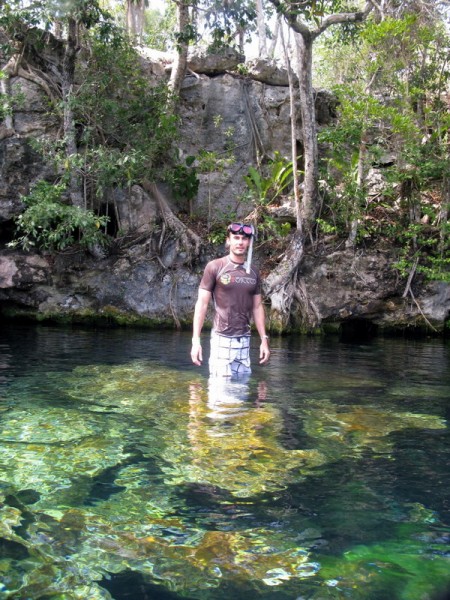 Snorkeling the Cenote