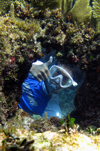 Giorgio snorkeling