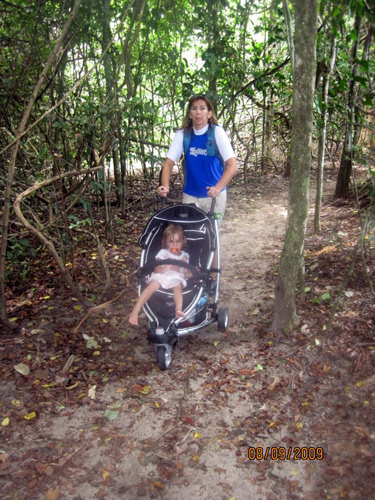 Stroller in Manuel Antonio Park