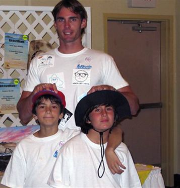 Officer....these are the kids that attacked me! - NKF Surf Fest, 2004