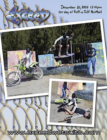 Ad for February Wakeboarding Magazine - Paintball Adventure