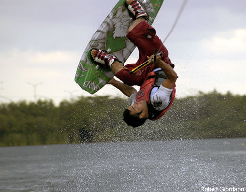 Jimmy Trask tearin' it up with EXCEED Entrap - S.FL Wakeboard Champs, 2004
