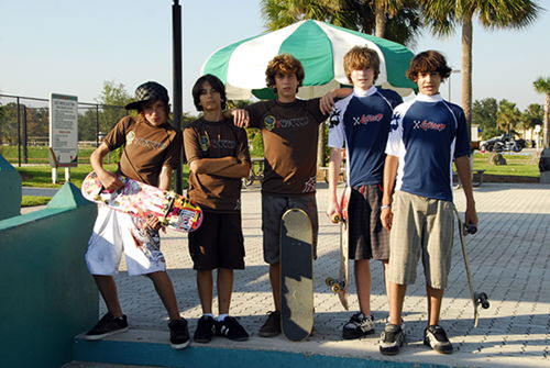 EXCEED skate crew - WWA Wake Park Series, 2007