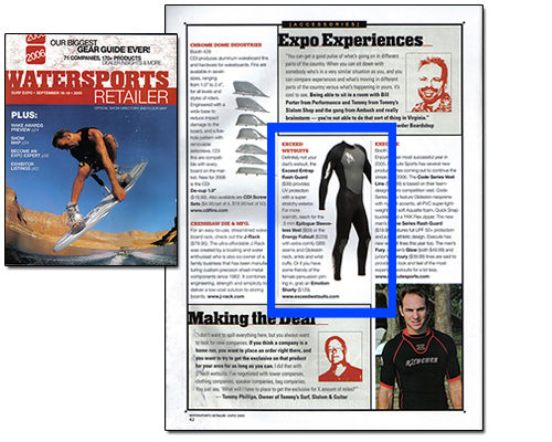 Exceed Wetsuits Press and Media