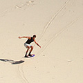 Catching some air on a sand dune!!