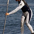 Mathew McConaughey in paddling action